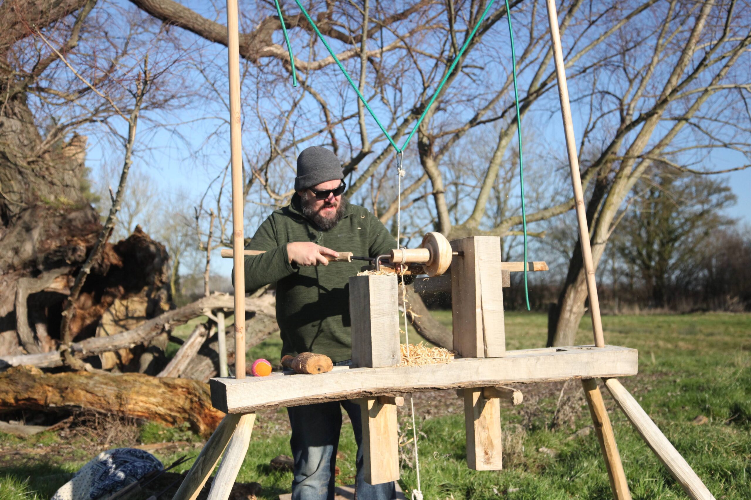 Jon Baily on DIY pole-lathe