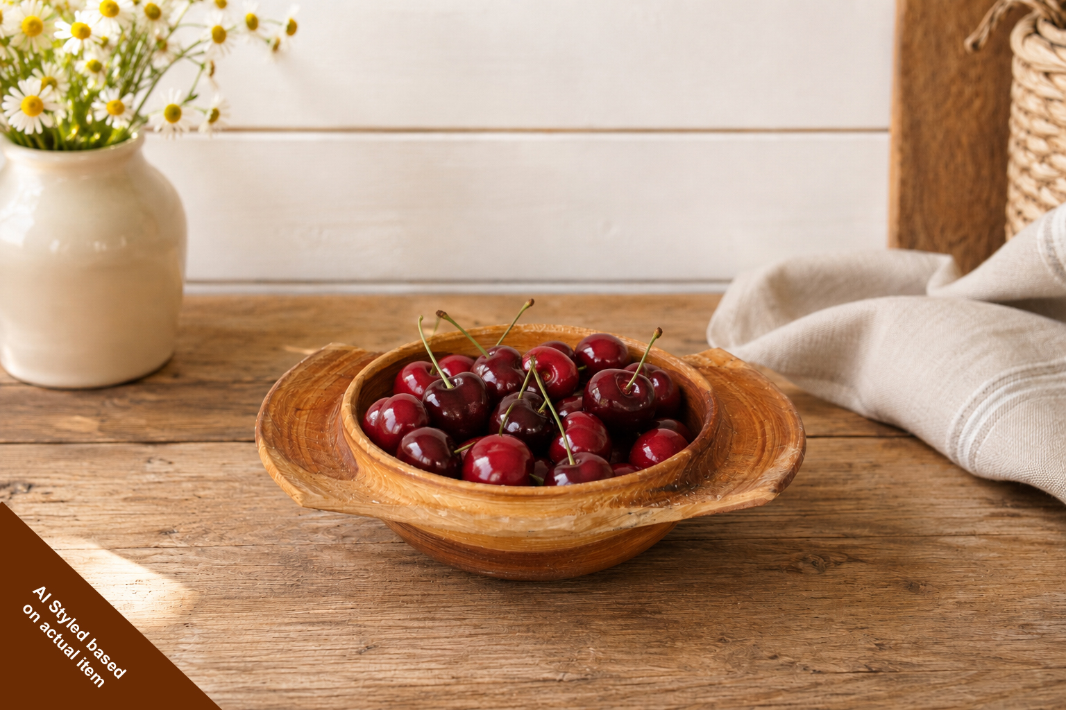 AI Styled Cherry Bowl